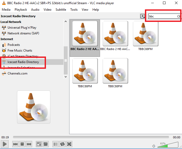 VLC radyo dinle