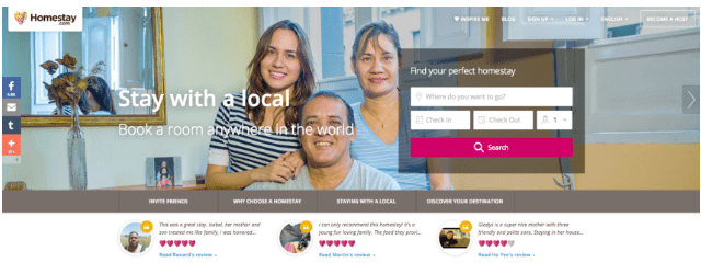 Airbnb alternatifleri: Homestay