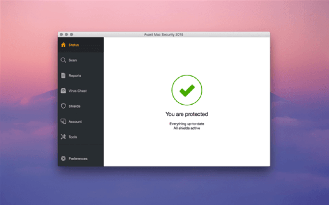 Mac için ücretsiz antivirüs programı: Avast