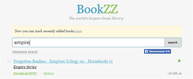 En İyi E-Kitap (E-book Siteleri): BookZZ