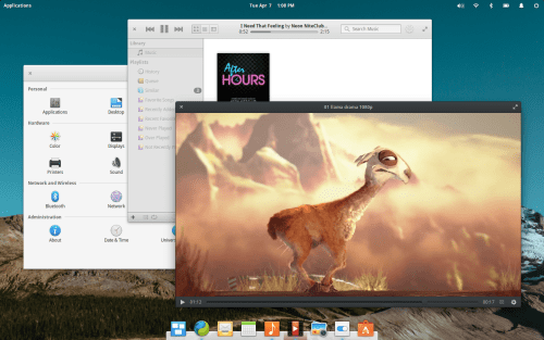 Elementary OS Linux Ekran Görüntüsü