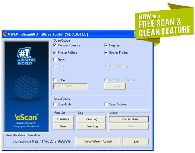eScan Antivirus Toolkit Ücretsiz